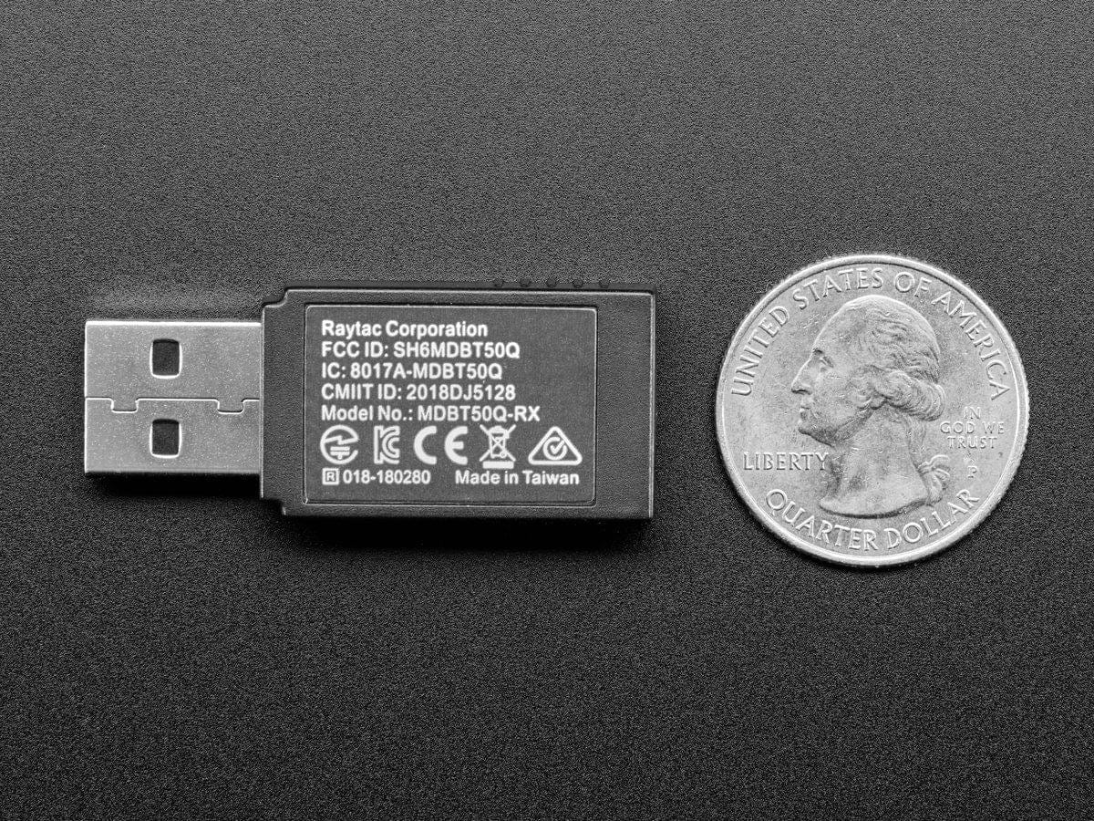 nRF52840 USB Key with TinyUF2 Bootloader - Bluetooth Low Energy (MDBT50Q-RX) - Image 4