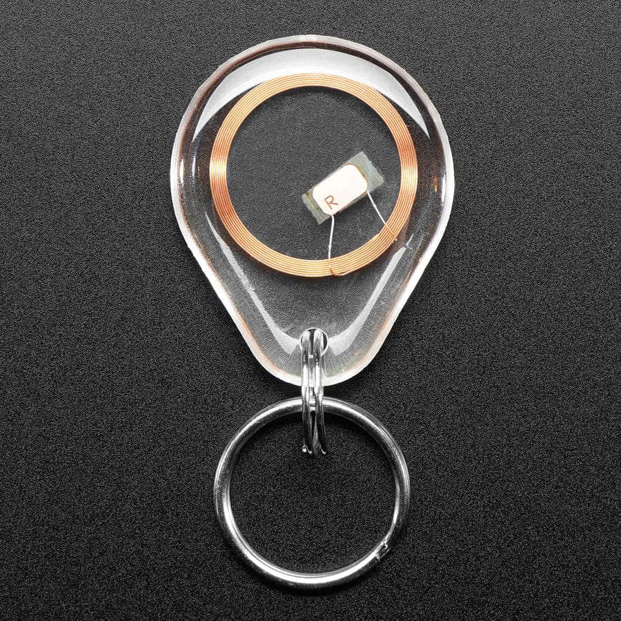 NTAG203 (13.56MHz RFID/NFC) Clear Keychain Fob - Image 2