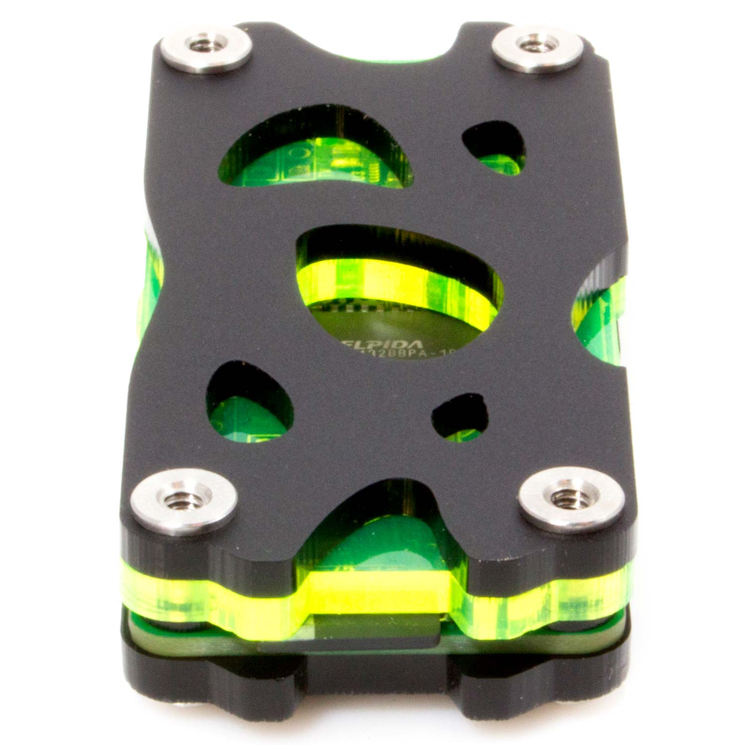 Nucleus Zero Raspberry Pi Zero Case - Black & Lazer Lime - Image 3