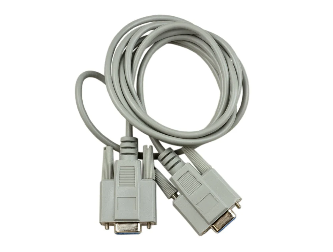 Null Modem Cable F/F - DB9 RS232 (2m) - Image 2