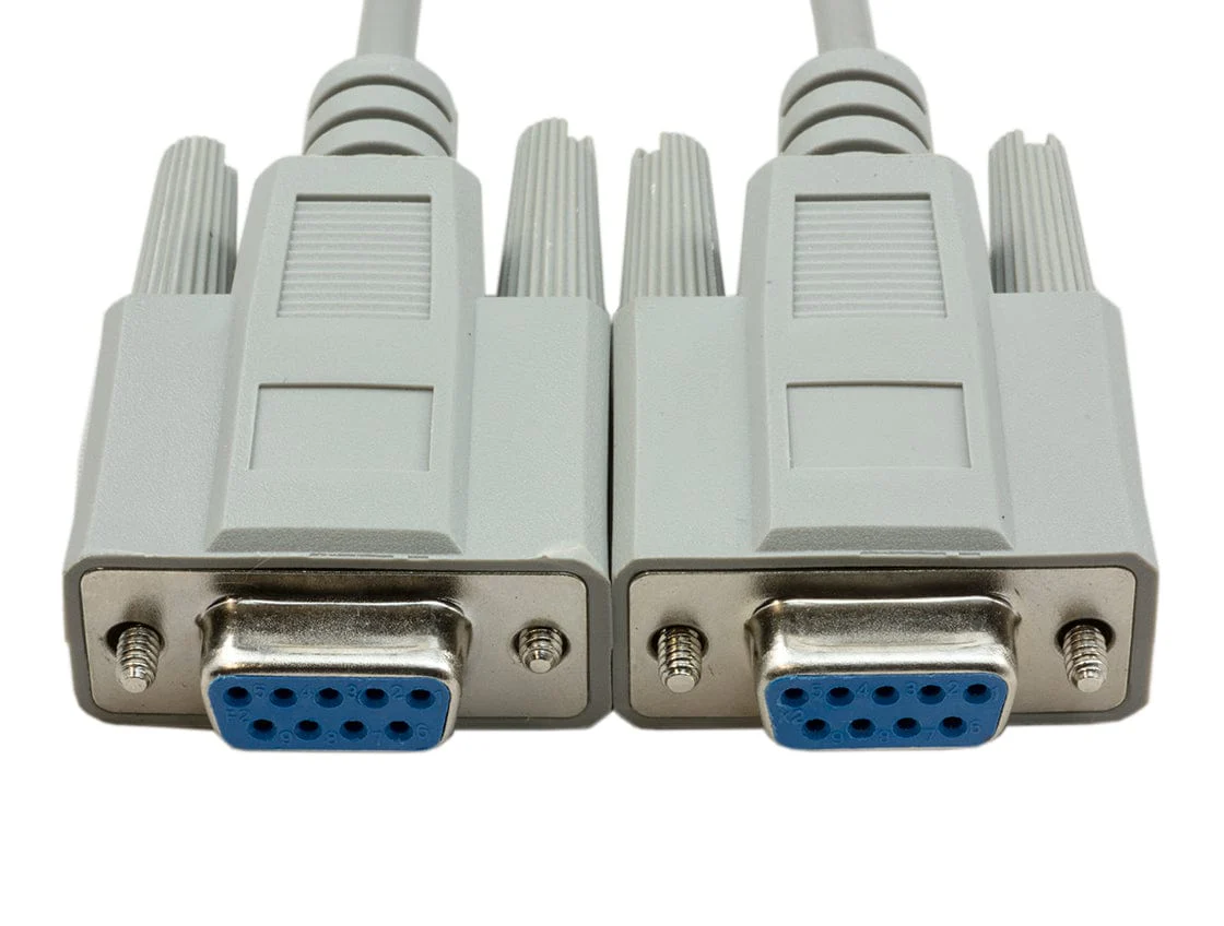 Null Modem Cable F/F - DB9 RS232 (2m) - Image 3