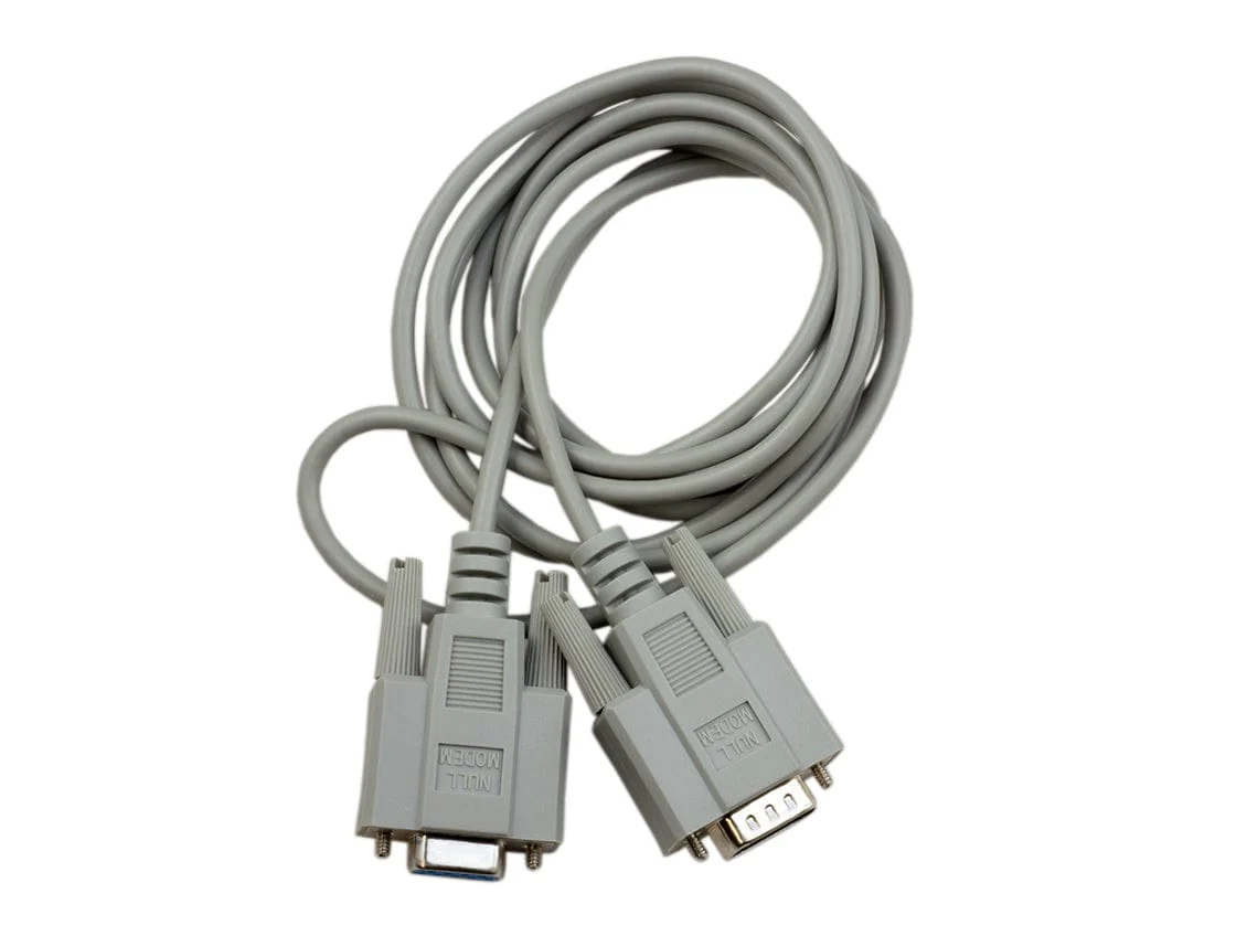 Null Modem Cable M/F - DB9 RS232 (2m) - Image 2