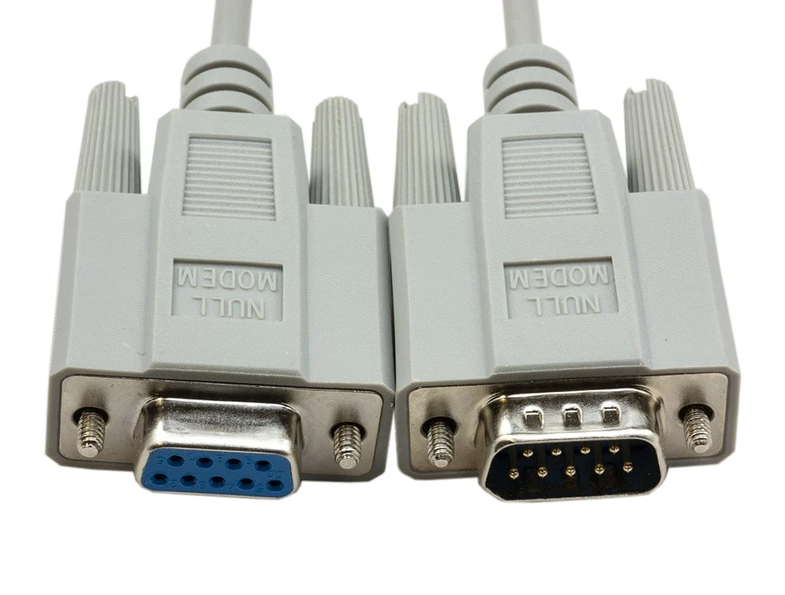 Null Modem Cable M/F - DB9 RS232 (2m) - Image 3