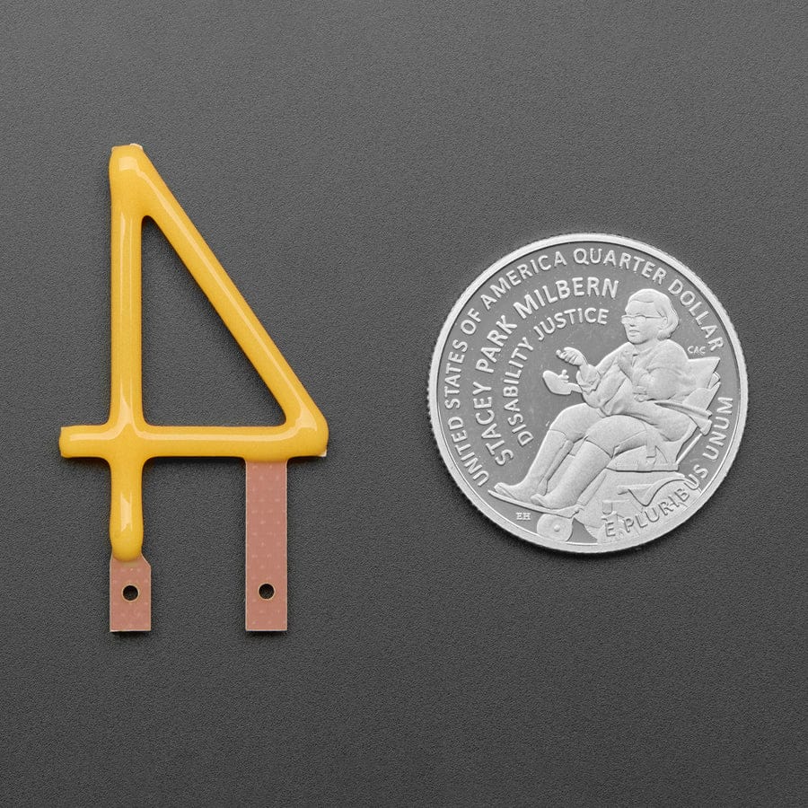 Number LED Filament - Warm White "4" - Image 3