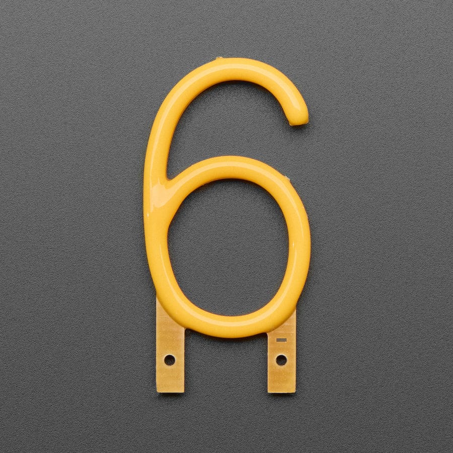 Number LED Filament - Warm White "6" - Image 2