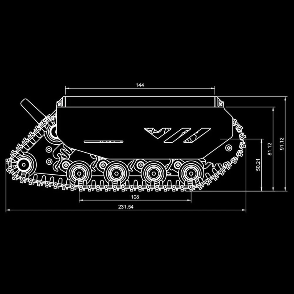 Off-Road Tracked UGV Kit (ESP32 Driver) [Discontinued] - Image 15