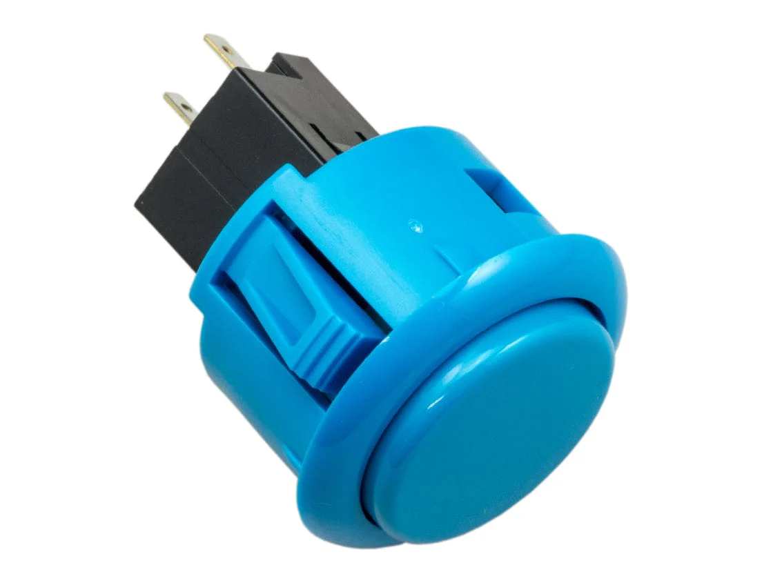 Sanwa Round 30mm Long Life Snap-in Arcade Button (OBSF-30RG) - Image 3