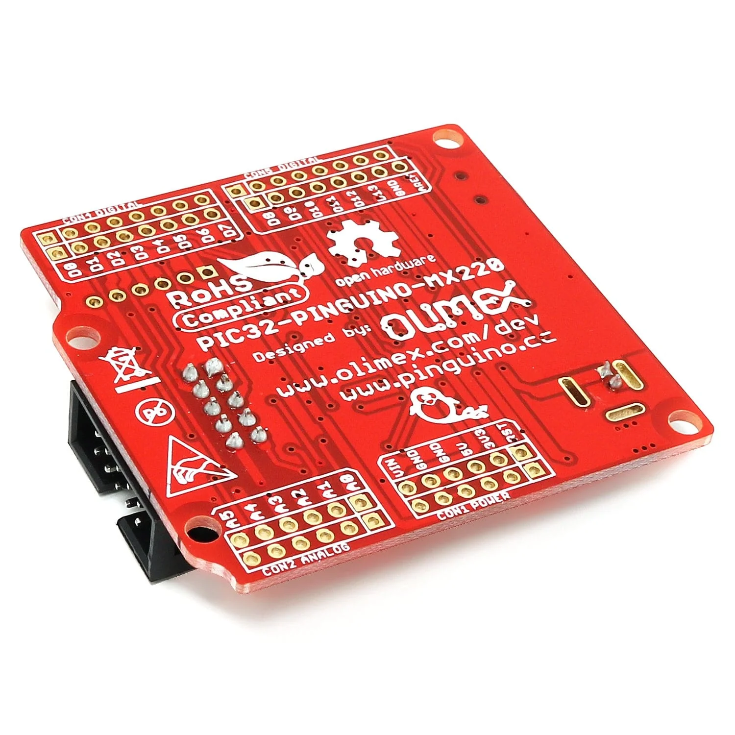 Olimex PIC32-PINGUINO-MX220 32-Bit Pinguino Development Board [Discontinued] - Image 3