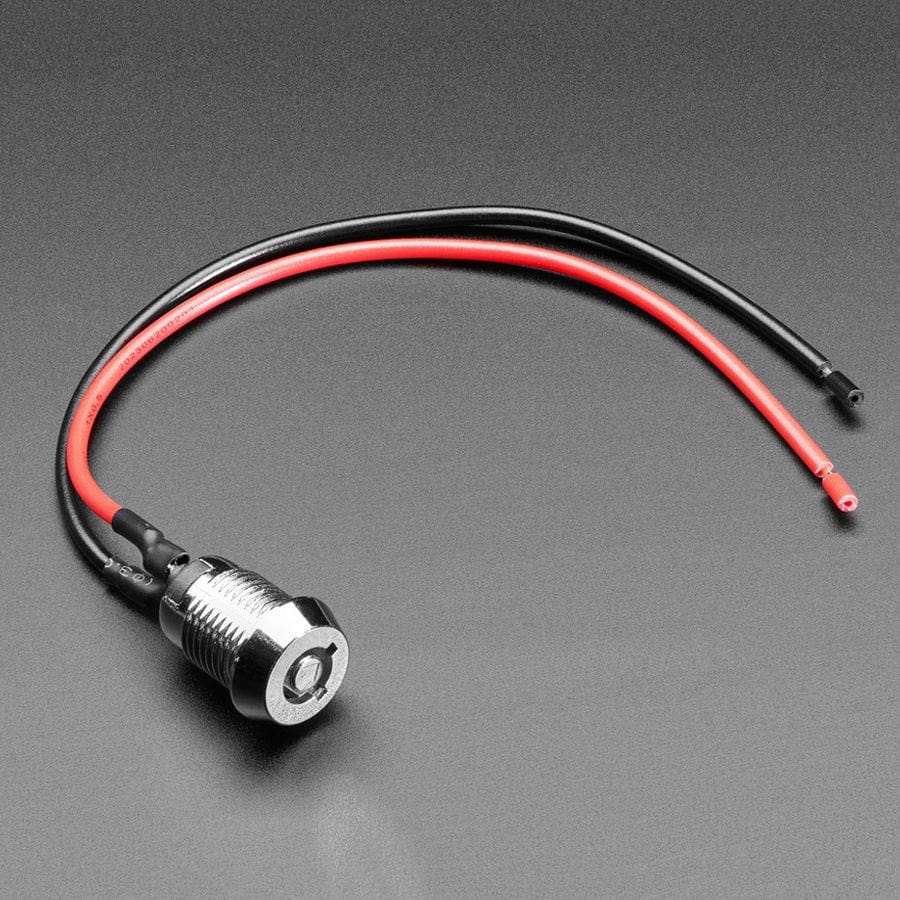 On/Off Round Key Lock Switch - 12mm Diameter - Image 2