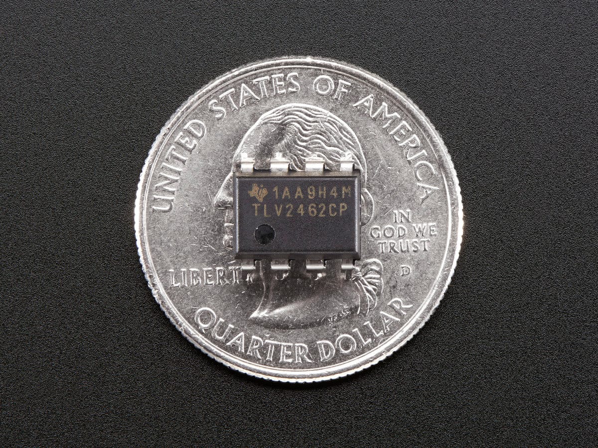 Op Amp - Dual Rail-to-Rail - 2.7-6V power @ 80mA output (TLV2462) [Discontinued] - Image 2