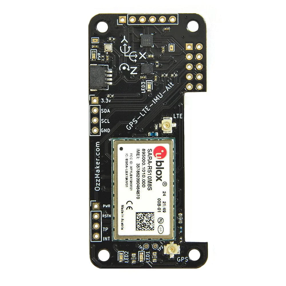 OzzMaker SARA-R5 LTE-M GPS + 10DOF - Image 3