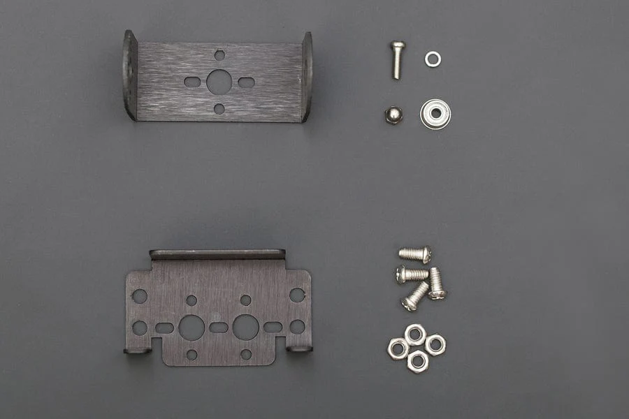 Pan and Tilt Kit (Black Anodized) (no servos)