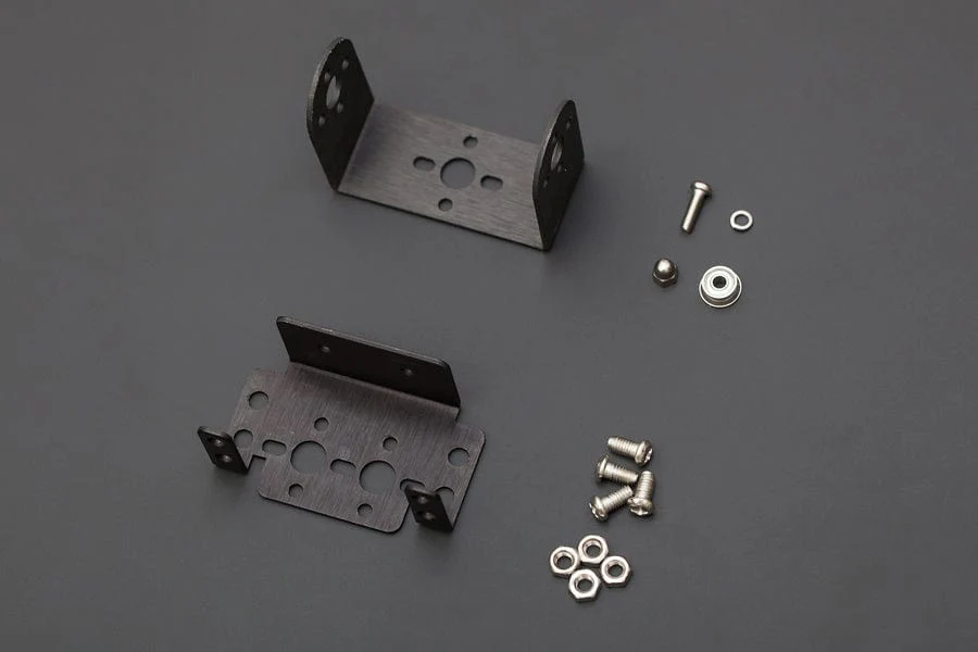 Pan and Tilt Kit (Black Anodized) (no servos) - Image 2