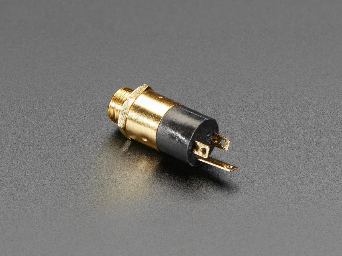 Panel Mount 1/8" / 3.5mm TRS Audio Jack Connector - Image 2