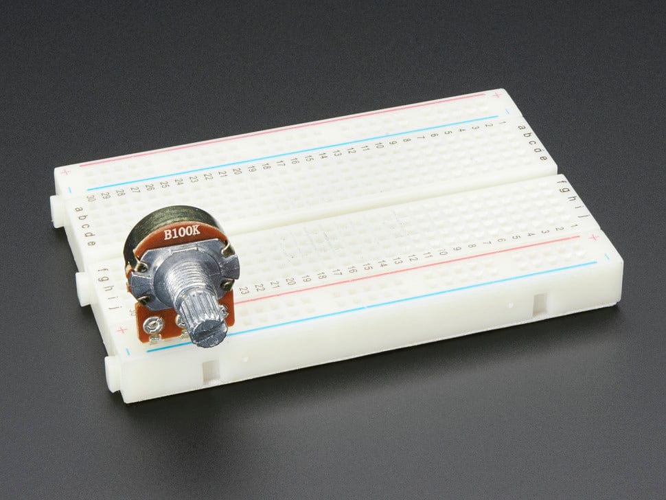 Panel Mount 100K potentiometer (Breadboard Friendly) (100KB) - Image 3