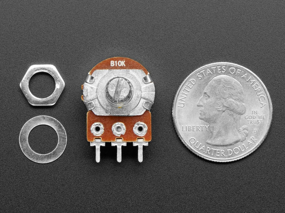 Panel Mount 10K Dual Linear Potentiometer (10K Dual Linear) [discontinued] - Image 2