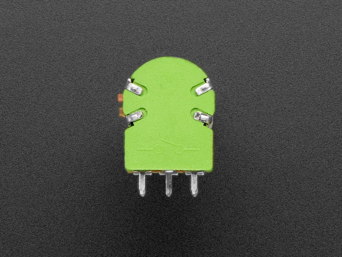 Panel Mount 10K Dual Linear Potentiometer w/ On-Off Switch (10K Dual Linear w/ Switch) - Image 3