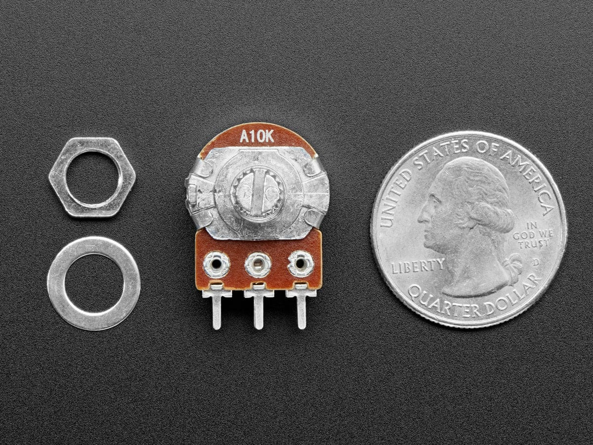 Panel Mount 10K Dual Log Potentiometer (10K Dual Log) - Image 2