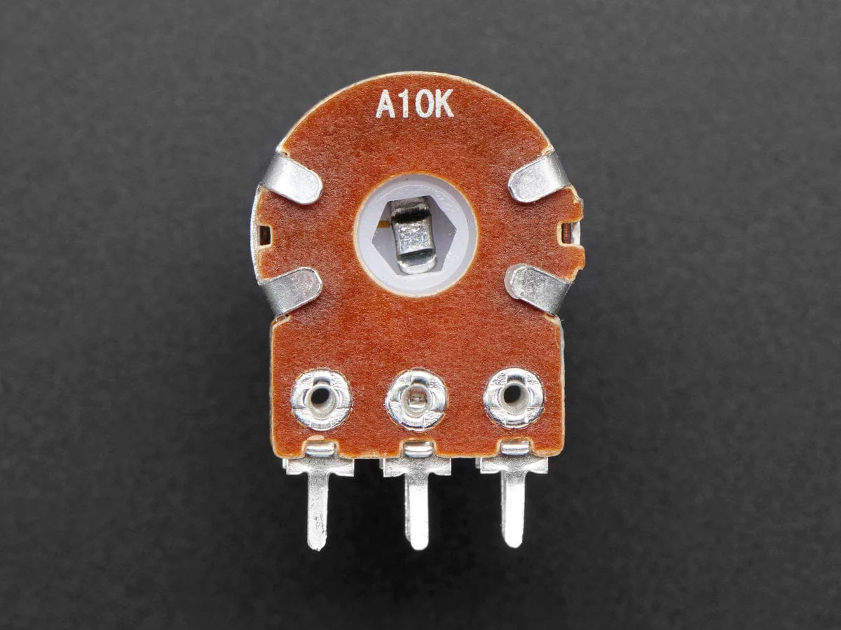 Panel Mount 10K Dual Log Potentiometer (10K Dual Log) - Image 3