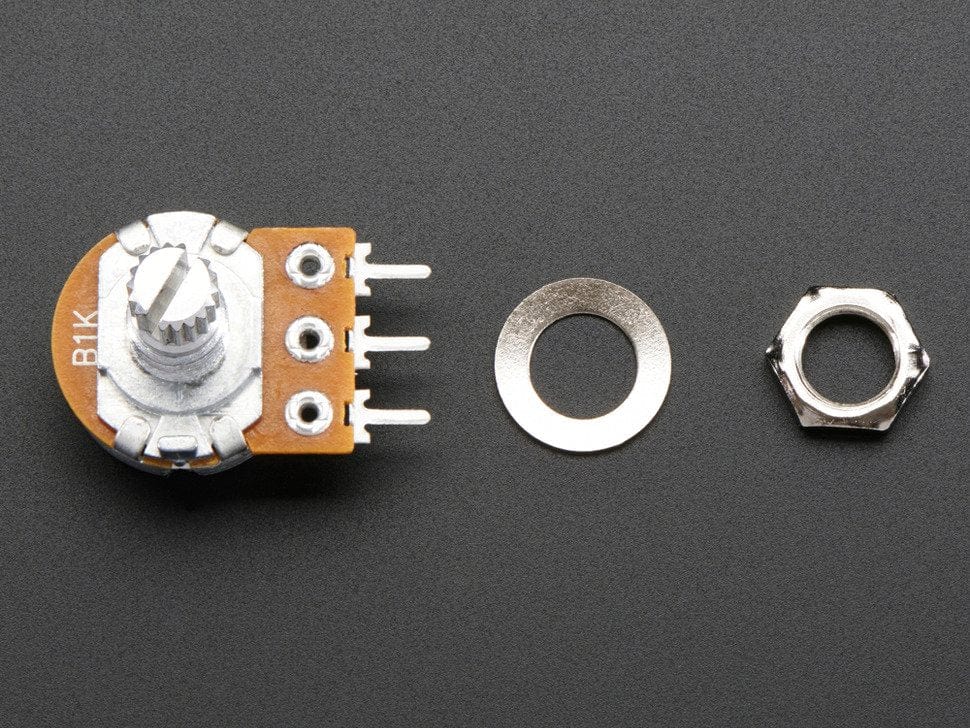 Panel Mount 1K potentiometer (Breadboard Friendly) (1K Linear) - Image 3