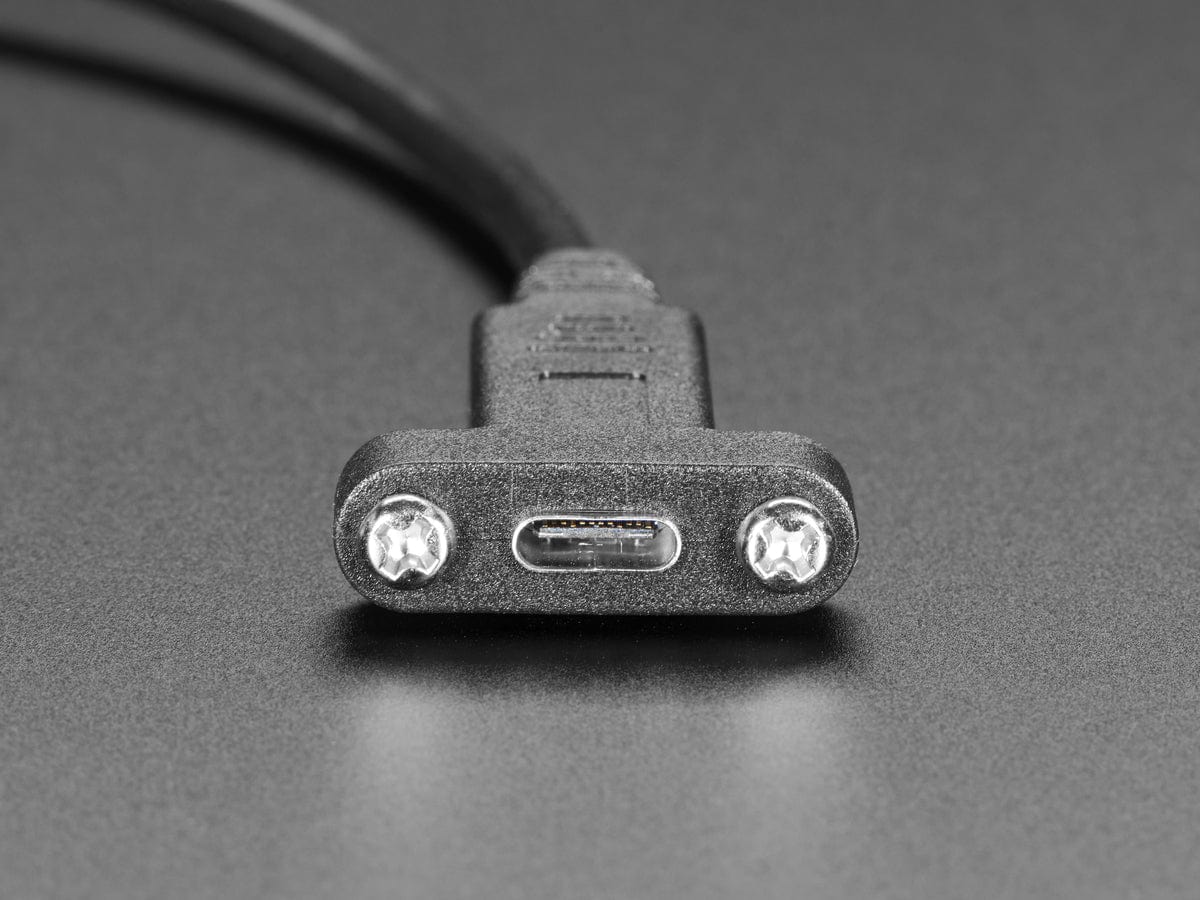 Panel Mount Cable USB C to Micro B Male - 30cm - Image 2