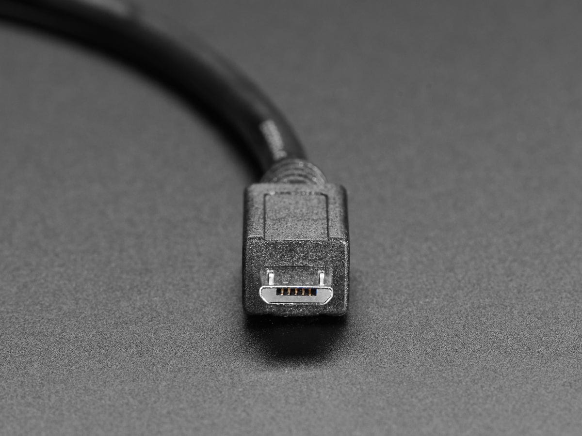 Panel Mount Cable USB C to Micro B Male - 30cm - Image 3