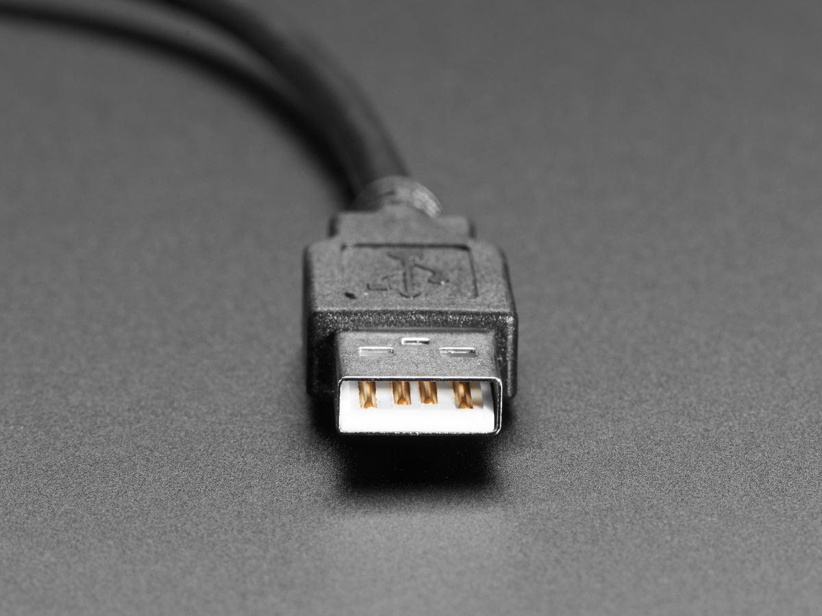 Panel Mount Cable USB C to Type A - 30cm - Image 3