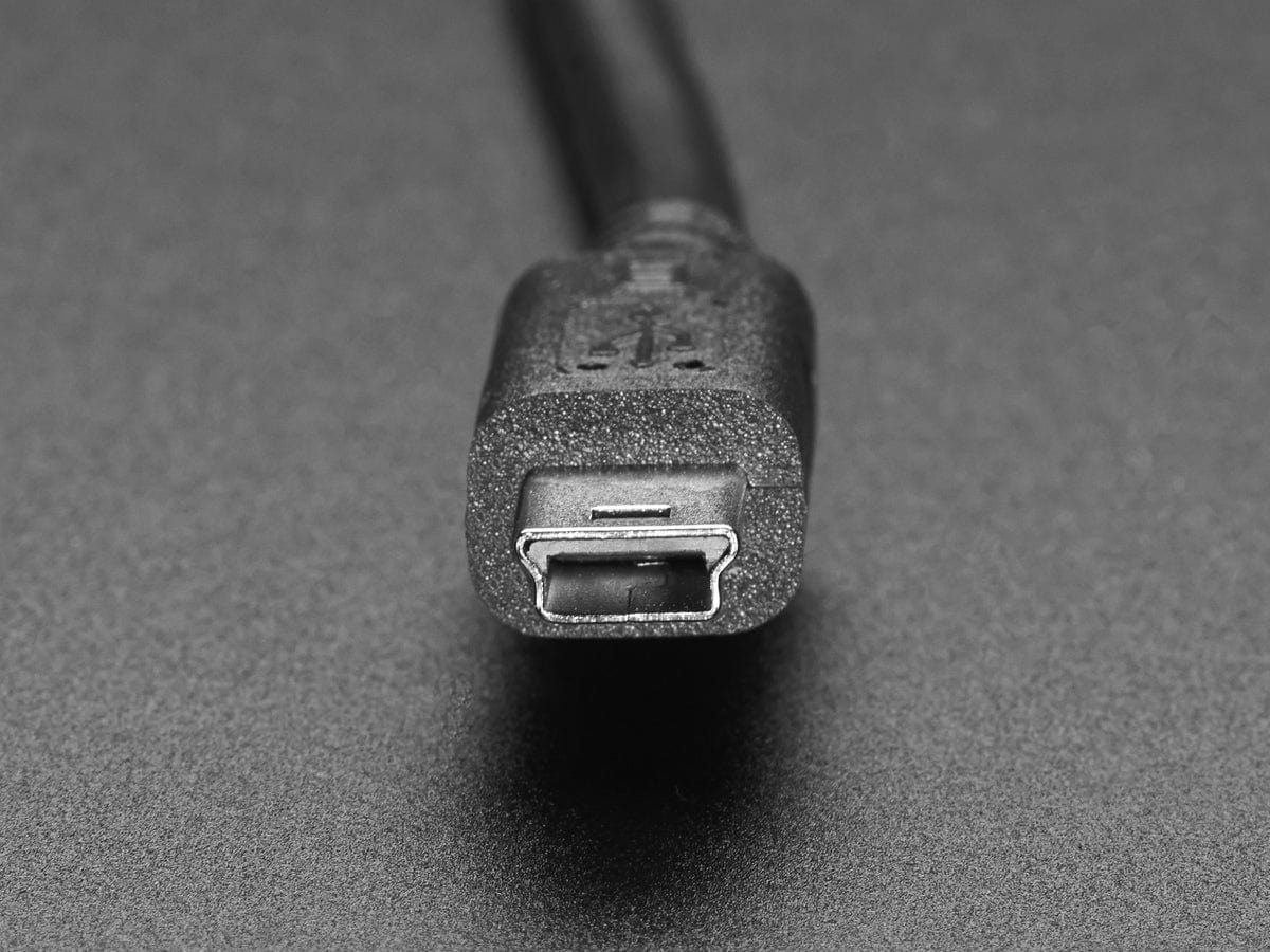 Panel Mount Extension USB Cable - Mini B Male to Mini B Female - Image 4