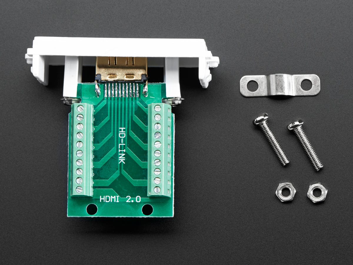Panel Mount HDMI Socket to Terminal Block Breakout - Image 3
