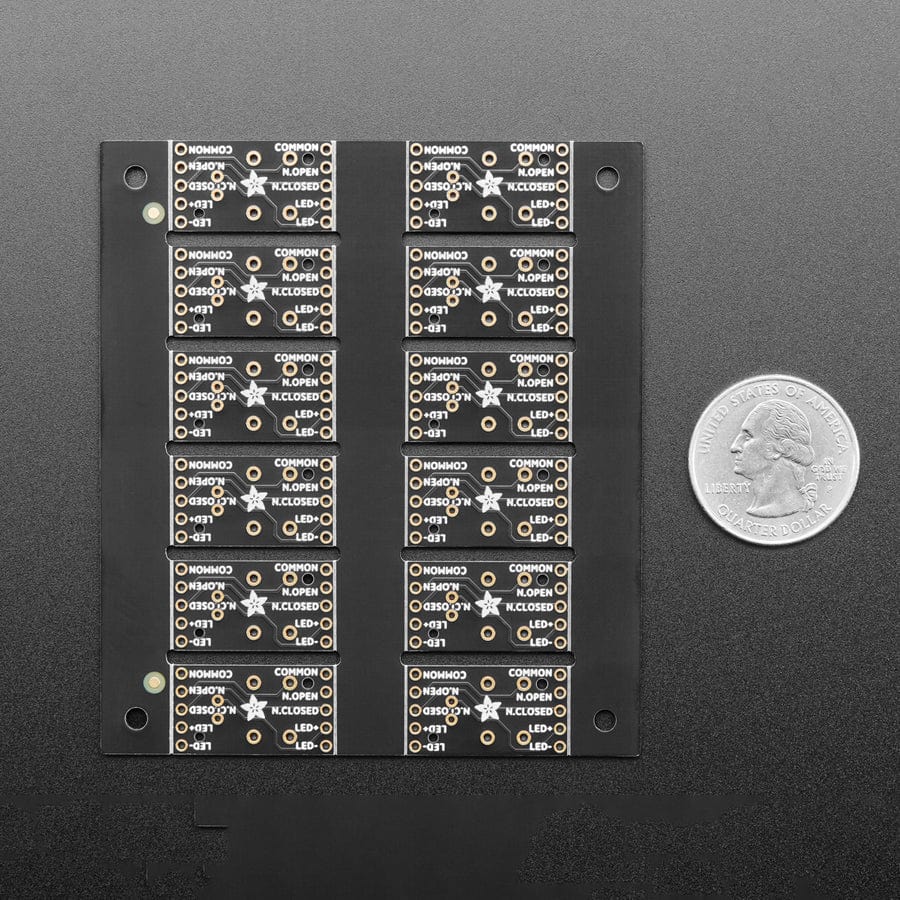 PB86 Step Switch Breadboard-Friendly Breakout PCB - Pack of 12 - Image 6