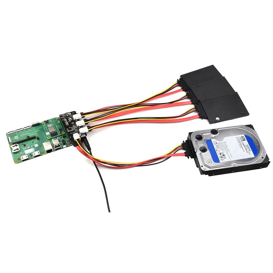 PCI-E to 4-channel SATA 3.0 Adapter for CM4 IO Board - Image 10