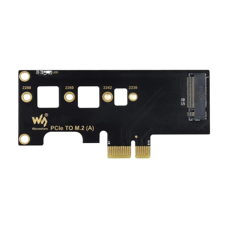 PCIe to M.2 Adapter (A) for Raspberry Pi CM4 IO Board - Image 3