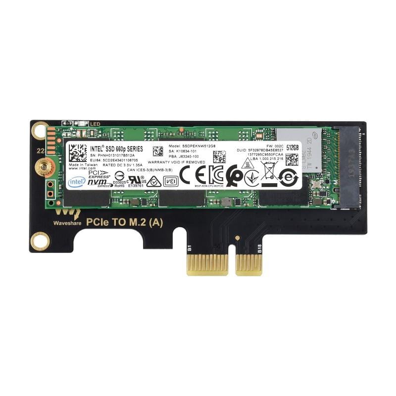 PCIe to M.2 Adapter (A) for Raspberry Pi CM4 IO Board - Image 4