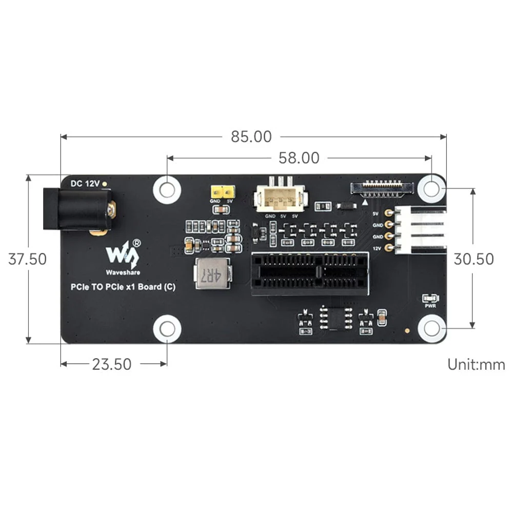PCIe 1x Side Adapter for Raspberry Pi 5 - Image 8