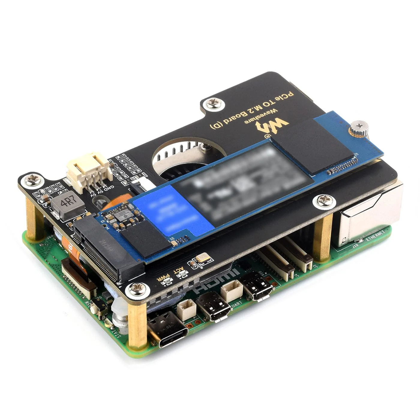 M.2 Adapter Board (D) for Raspberry Pi 5 - Image 2