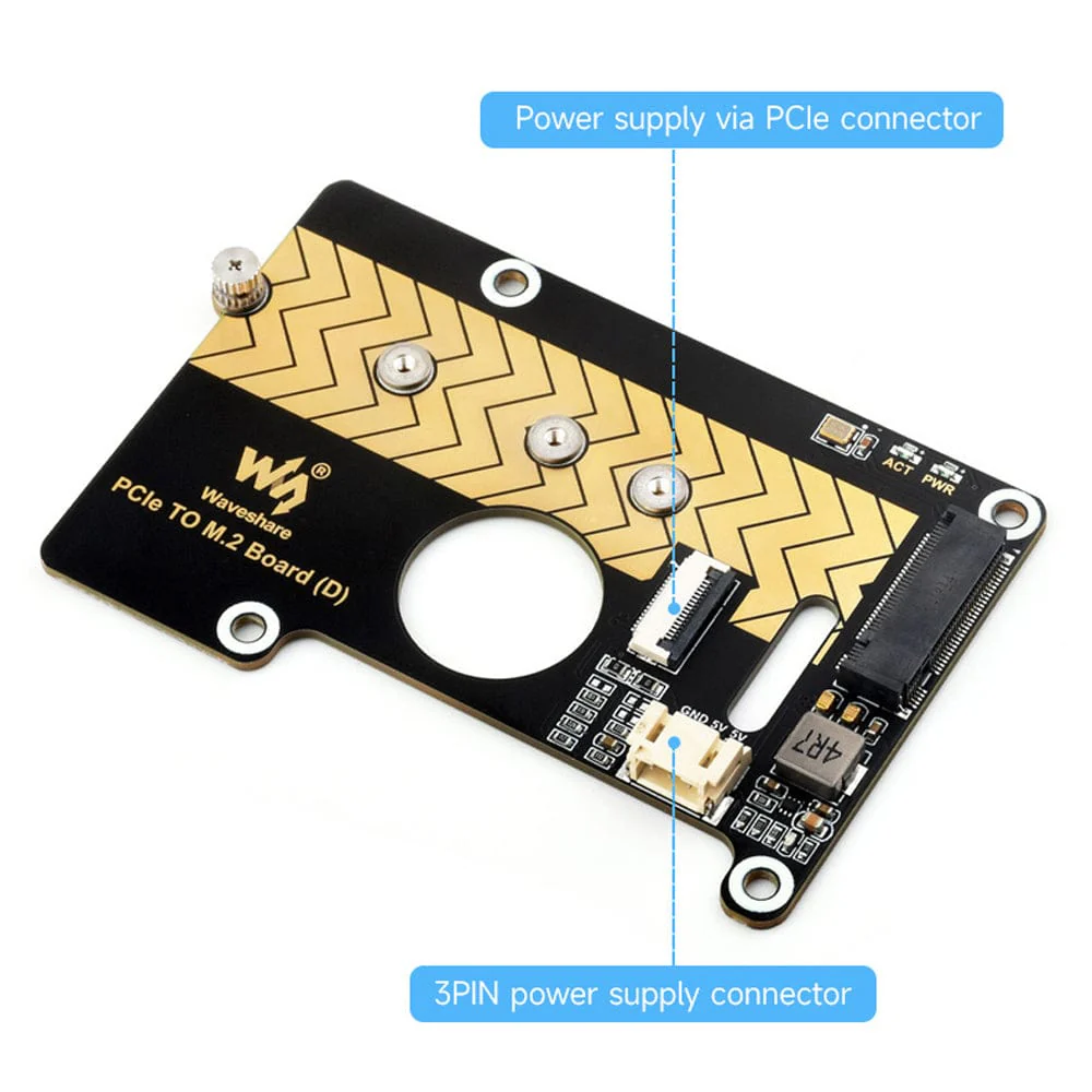 M.2 Adapter Board (D) for Raspberry Pi 5 - Image 3