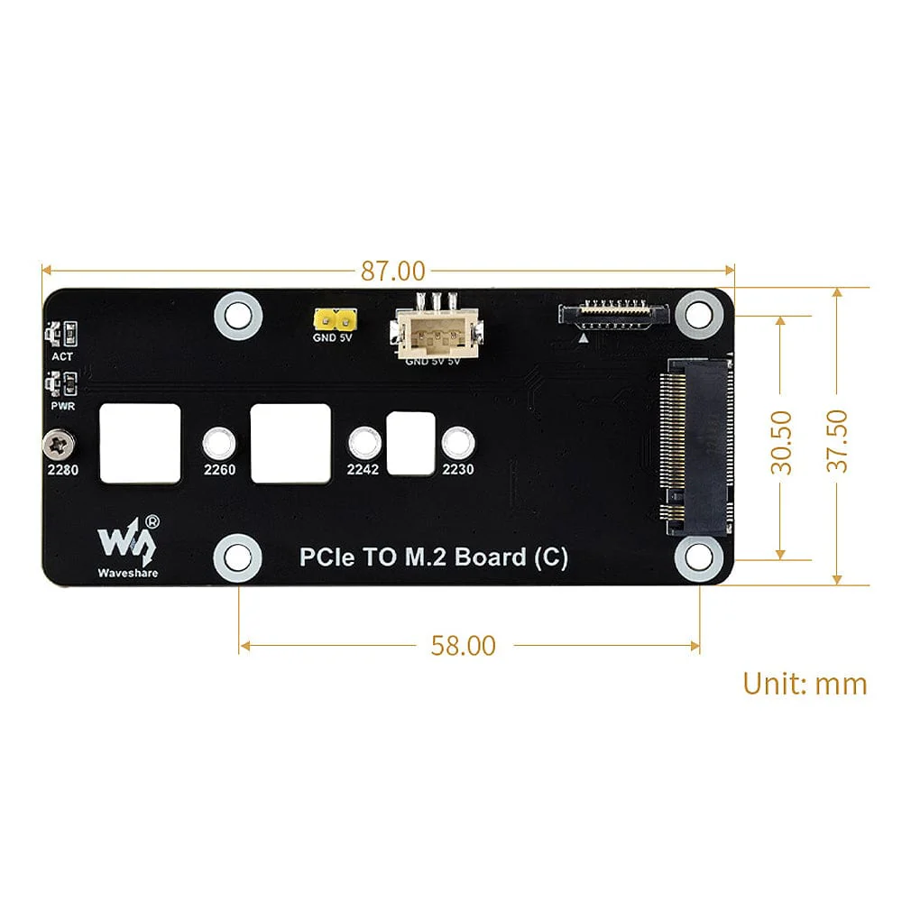 PCIe M.2 Side Adapter for Raspberry Pi 5 - Image 12