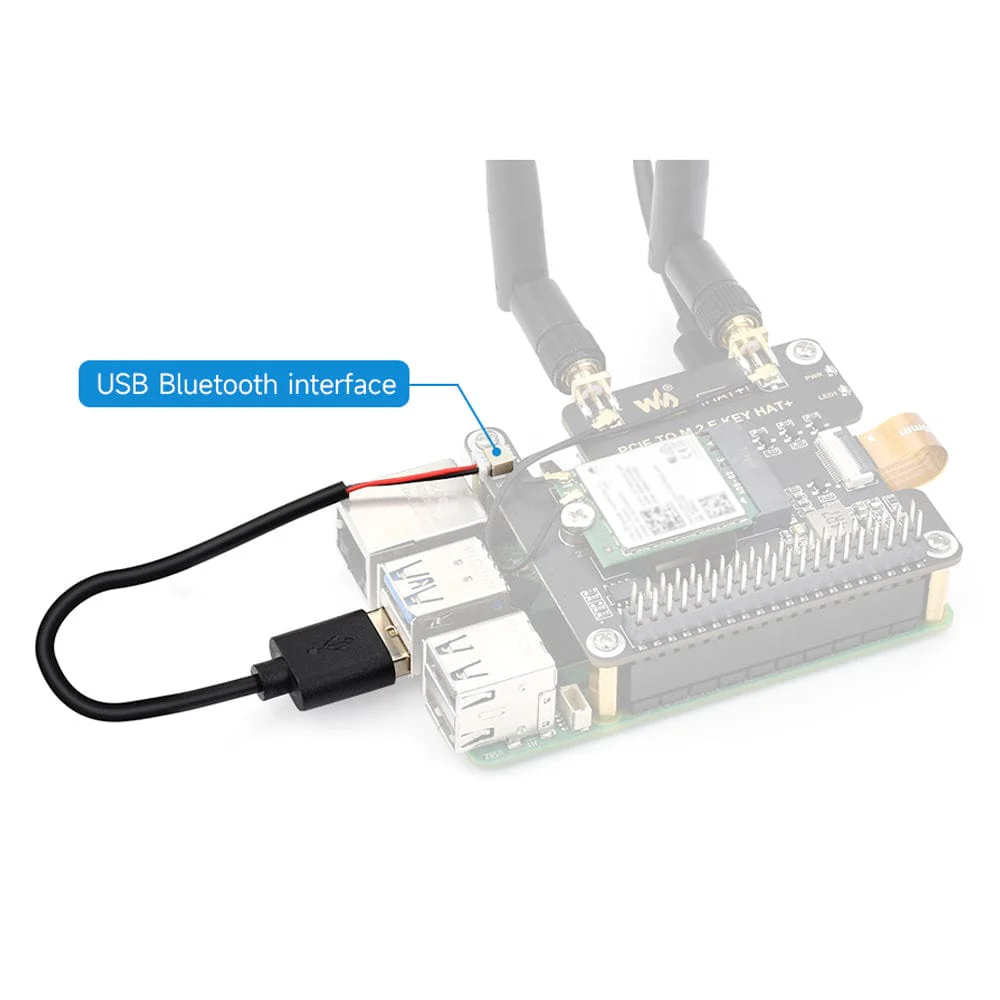 M.2 E-Key HAT for Raspberry Pi 5 - Image 4