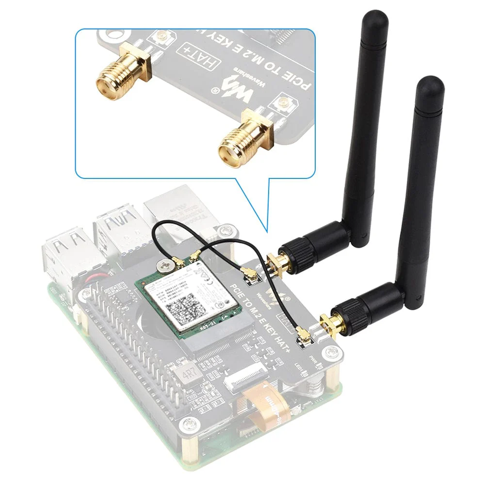 M.2 E-Key HAT for Raspberry Pi 5 - Image 5