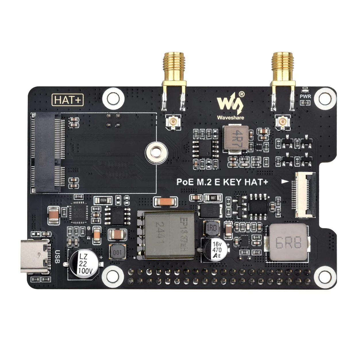 M.2 E-Key PoE HAT for Raspberry Pi 5 - Image 6