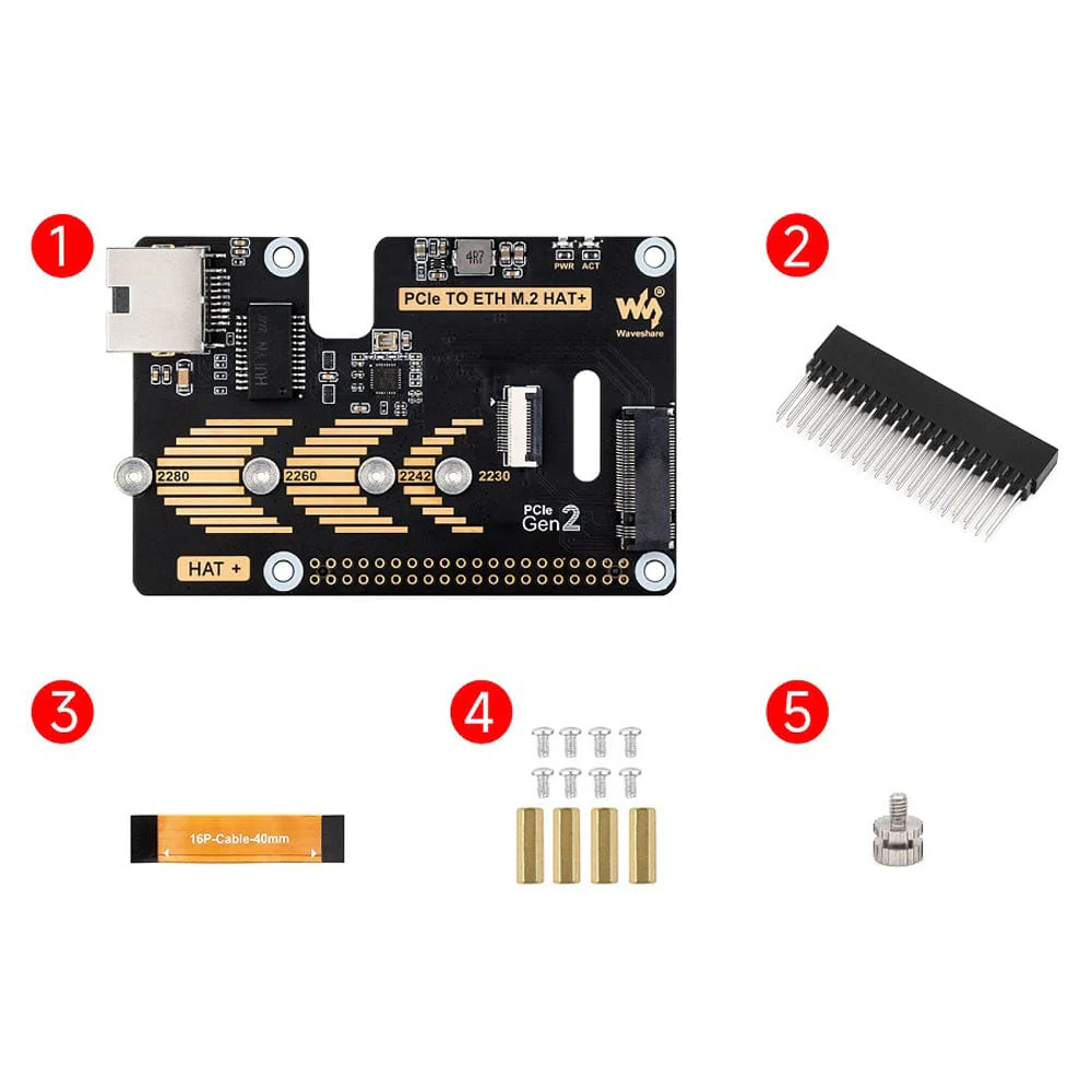 M.2 + Gigabit Ethernet Adapter for Raspberry Pi 5 - Image 11