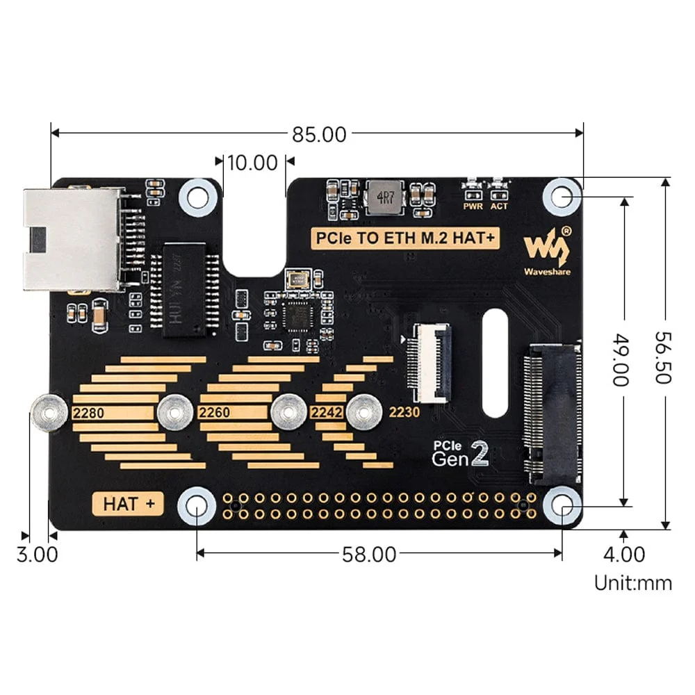 M.2 + Gigabit Ethernet Adapter for Raspberry Pi 5 - Image 12