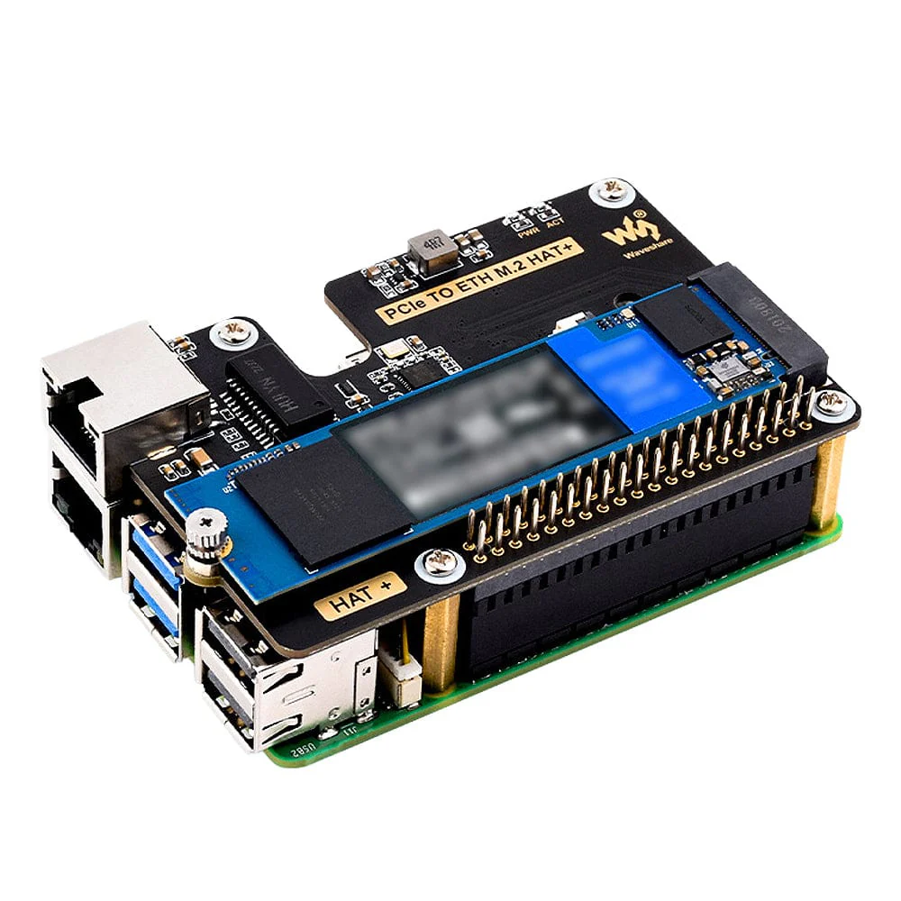 M.2 + Gigabit Ethernet Adapter for Raspberry Pi 5 - Image 2
