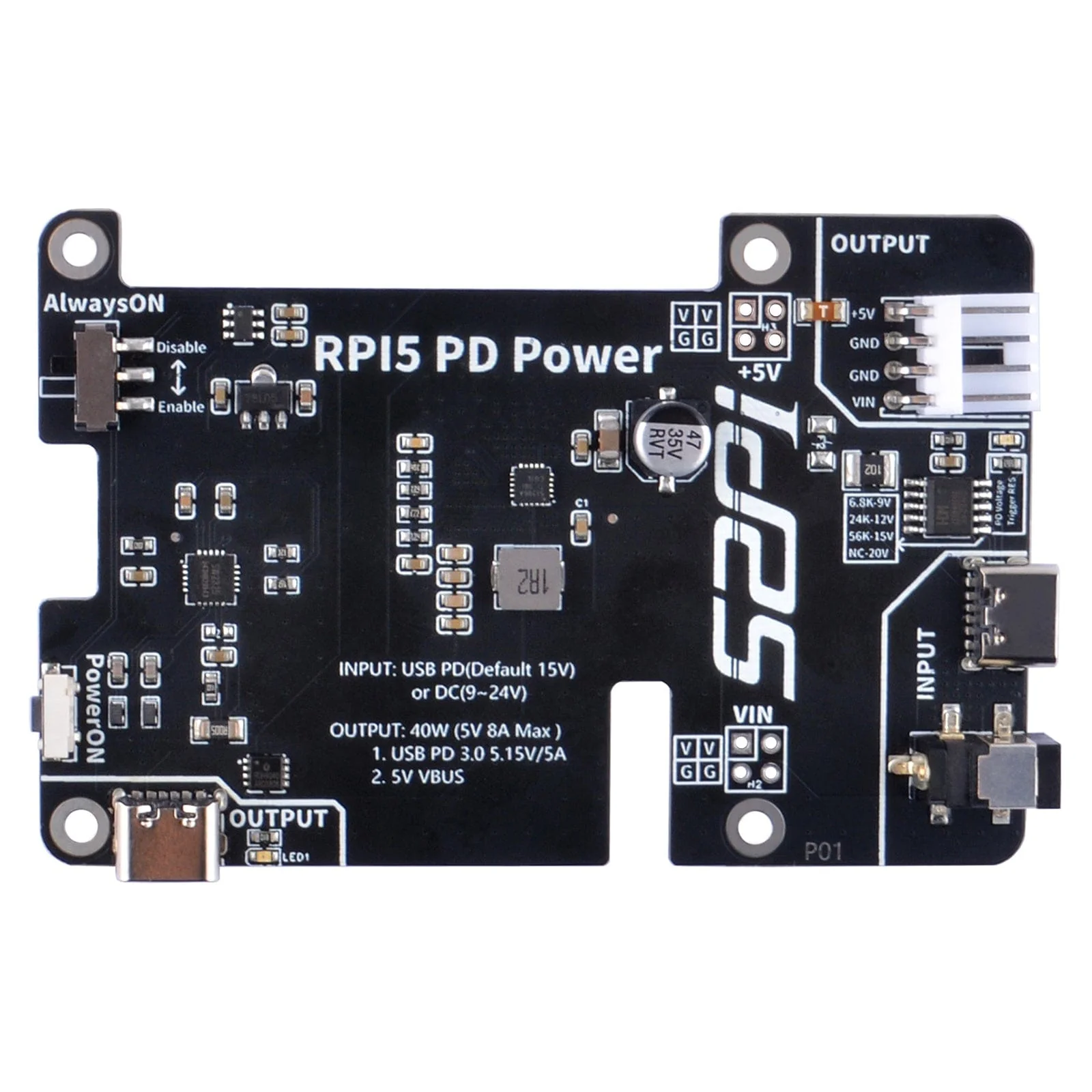 PD Power Extension Board for Raspberry Pi 5 - Image 2