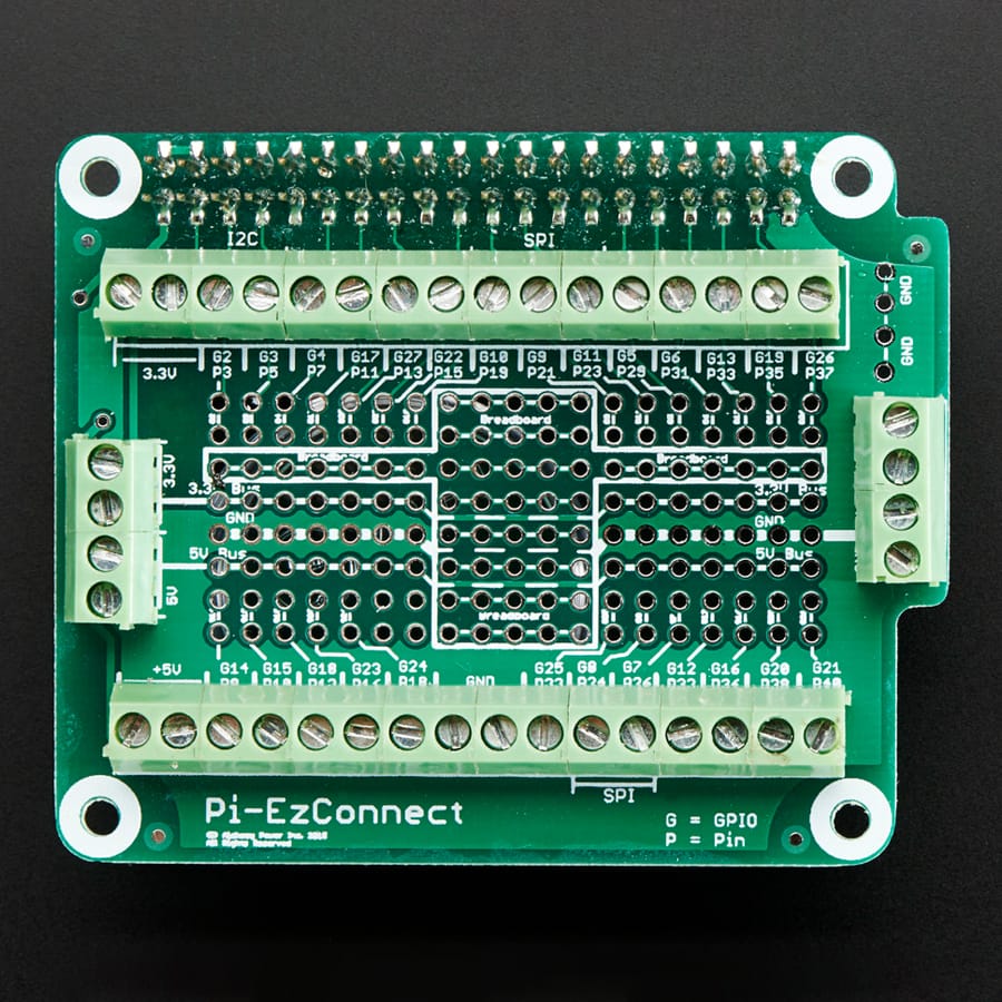 Pi-EzConnect Terminal Block Breakout HAT - Image 2