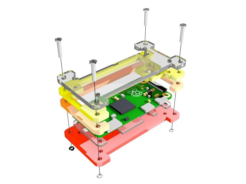 Pibow Zero Case for Raspberry Pi Zero v1.3 ONLY - Image 7