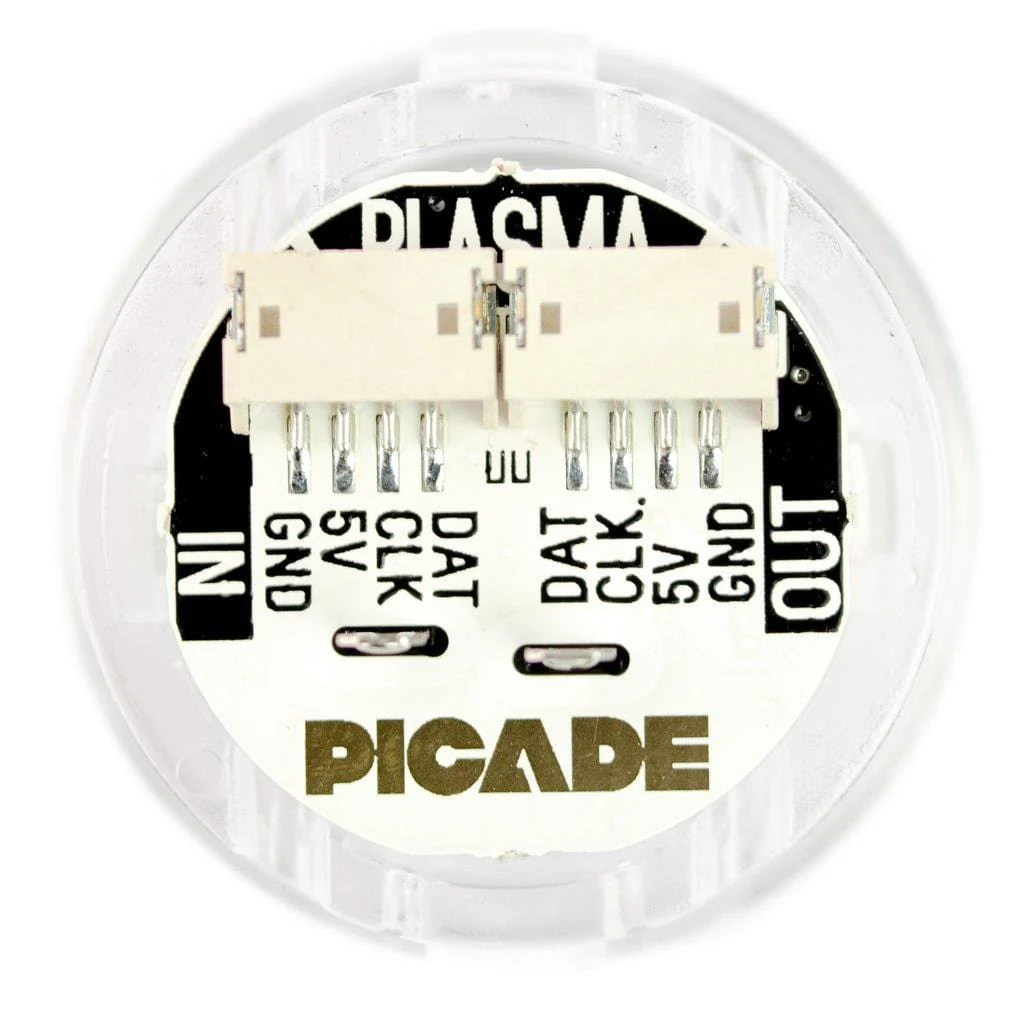 Picade Plasma Kit - Illuminated Arcade Buttons – 6-button kit [Discontinued] - Image 3