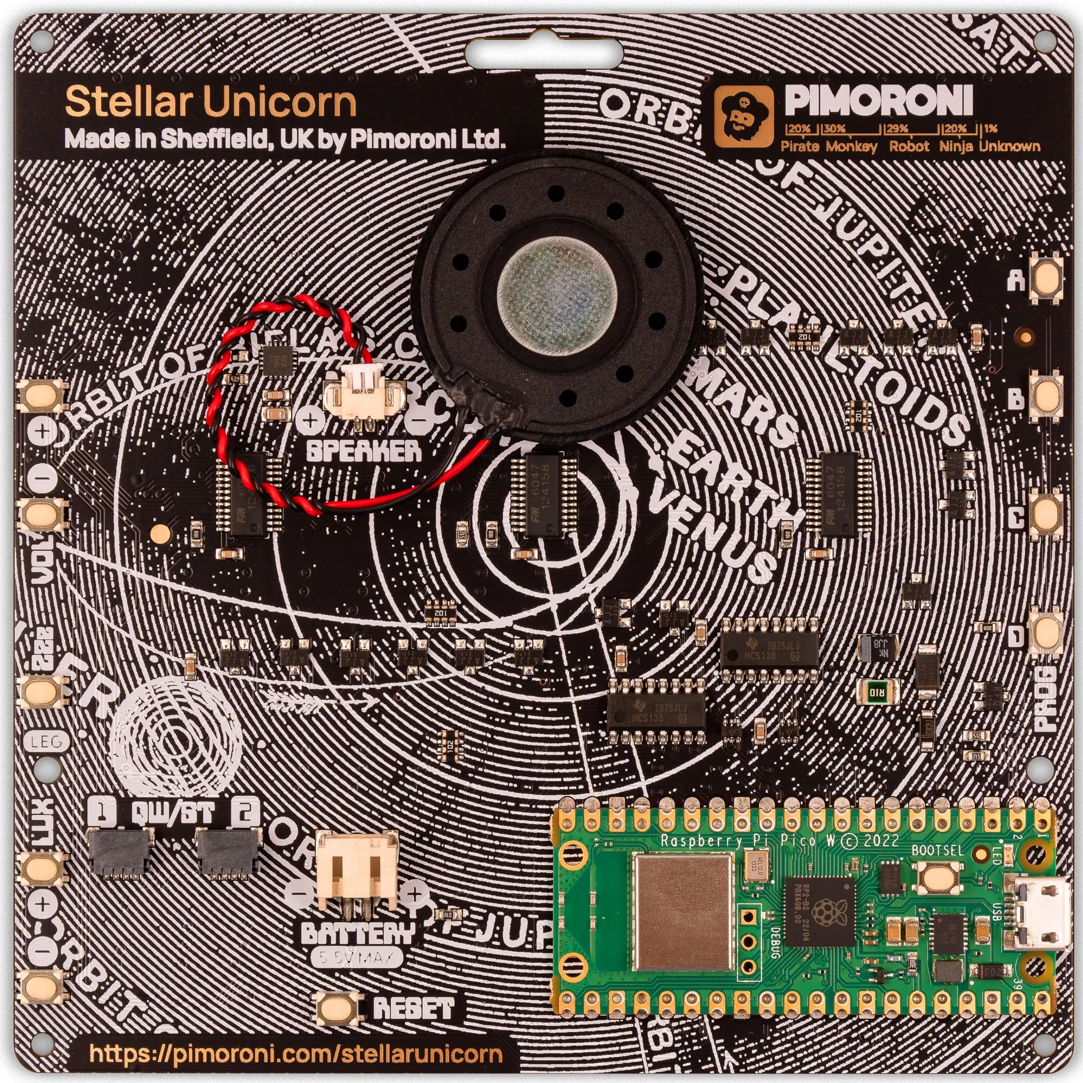 Pico W Smart LED Matrix – Stellar Unicorn (16x16 – 256 pixels) [Discontinued] - Image 2