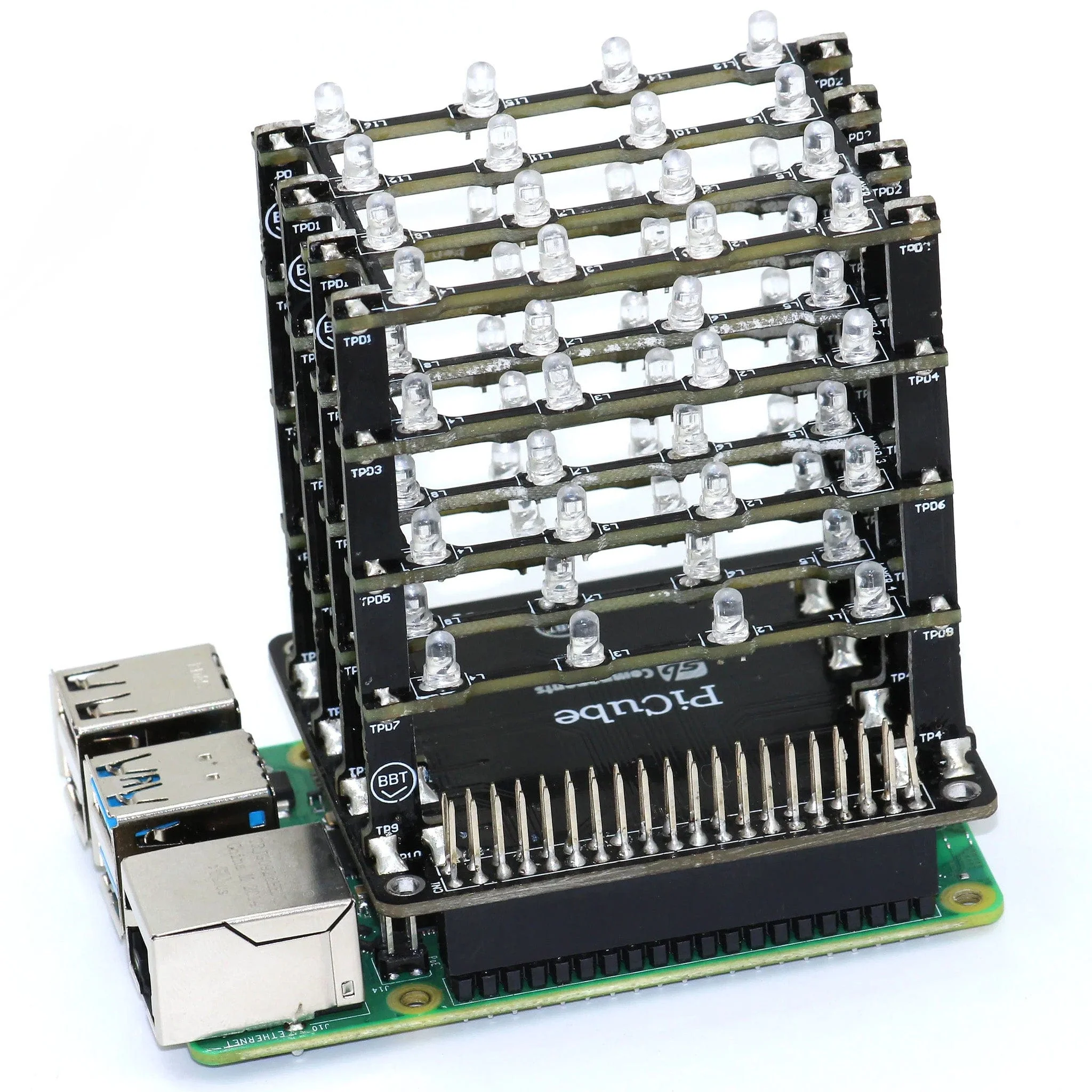 PiCube 4x4x4 LED Cube (Assembled) [Discontinued] - Image 2