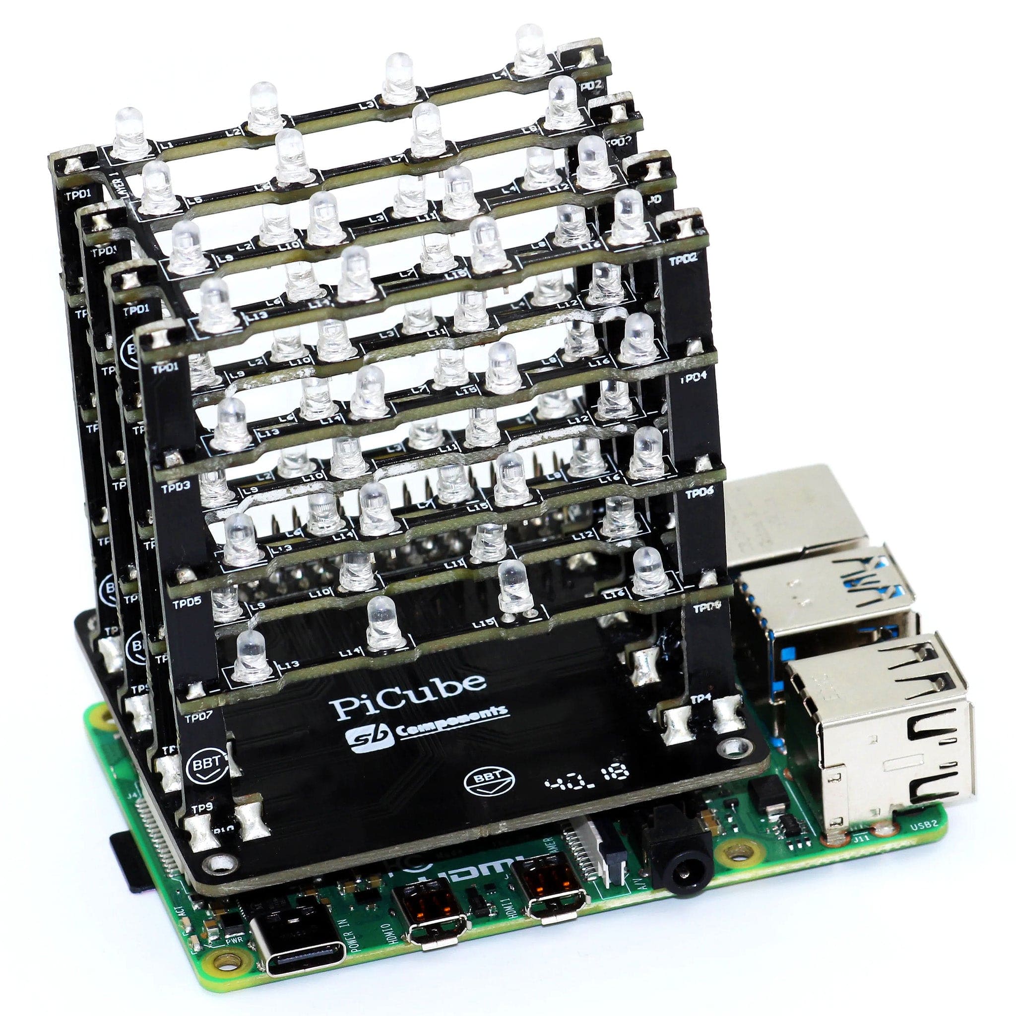 PiCube 4x4x4 LED Cube (Assembled) [Discontinued] - Image 3